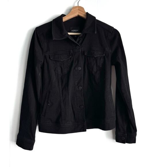 Liverpool Power Flex black Denim Jacket size extra small soft stretchy material - Picture 2 of 8